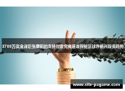 3788万奖金背后张康阳的支持对象究竟是谁探秘足球界新兴投资趋势