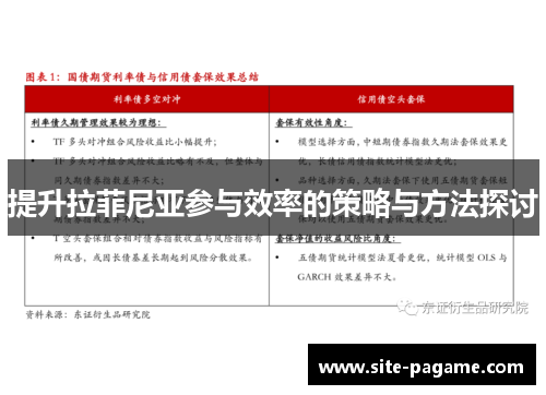 提升拉菲尼亚参与效率的策略与方法探讨